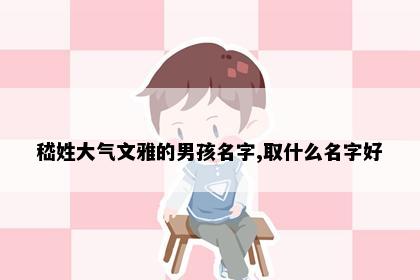 嵇姓大气文雅的男孩名字,取什么名字好